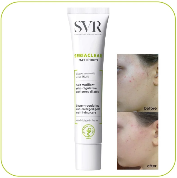 SVR SEBIACLEAR Mat + Pores is recommended daily for oily or combination skin: